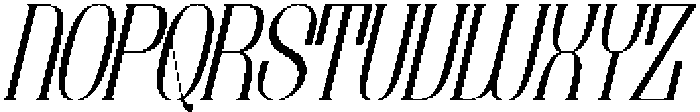 Brunelis Noctelle Italic otf (400) Font UPPERCASE