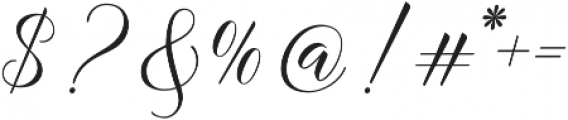 Brunella Script Upright otf (400) Font OTHER CHARS