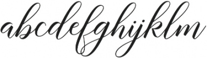 Brunella Script Upright otf (400) Font LOWERCASE