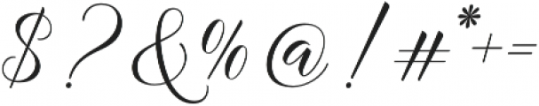 Brunella Style Upright otf (400) Font OTHER CHARS