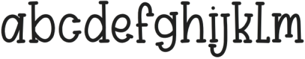 BrunoveRegular otf (400) Font LOWERCASE