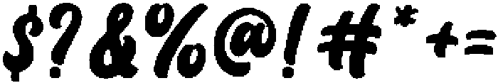 Bruschetta otf (400) Font OTHER CHARS