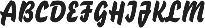 Brush 77 Regular otf (400) Font UPPERCASE