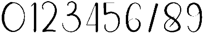 Brush Regular otf (400) Font OTHER CHARS