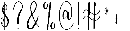 Brush Regular otf (400) Font OTHER CHARS