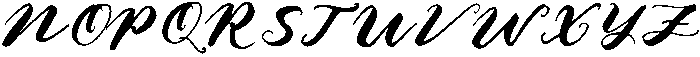 Brush Regular otf (400) Font UPPERCASE