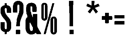 Brush Regular otf (400) Font OTHER CHARS