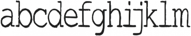 Brush Serif - Collin ttf (400) Font LOWERCASE
