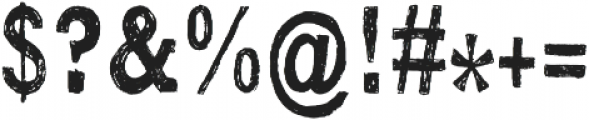 Brush Serif Hugo otf (400) Font OTHER CHARS