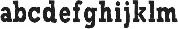 Brush Serif Hugo otf (400) Font LOWERCASE