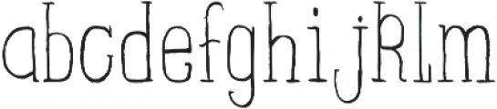 Brush Serif - Percy otf (400) Font LOWERCASE