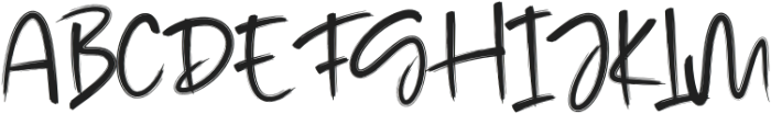 Brush Signature Regular otf (400) Font UPPERCASE