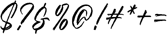 Brush otf (400) Font OTHER CHARS