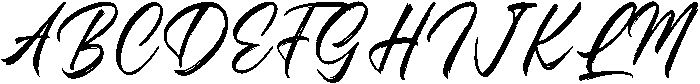 Brush otf (400) Font UPPERCASE