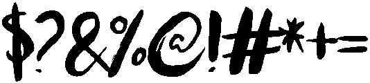 Brush otf (400) Font OTHER CHARS