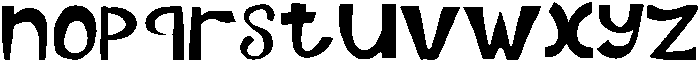 Brushbeat Regular otf (400) Font LOWERCASE