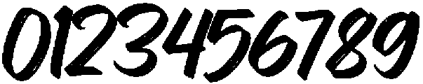Brushed Letters otf (400) Font OTHER CHARS