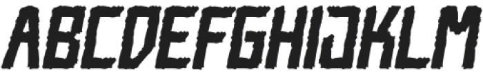 Brushle Rusher Regular otf (400) Font LOWERCASE