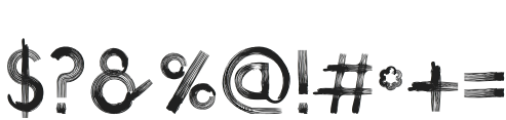 Brushline Font Regular otf (400) Font OTHER CHARS