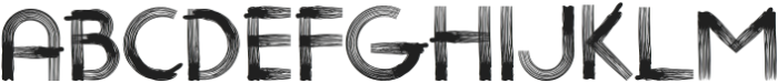 Brushline Font Regular ttf (400) Font UPPERCASE