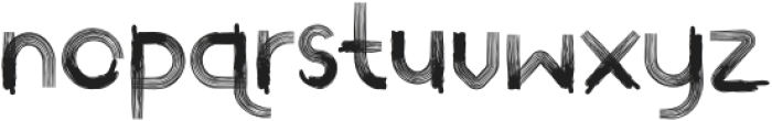 Brushline Font Regular ttf (400) Font LOWERCASE