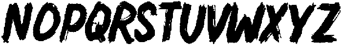 Brushly Regular otf (400) Font UPPERCASE