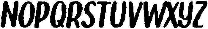 Brushpen Angular Italic otf (400) Font LOWERCASE