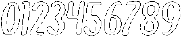 Brushpen Angular Outline Italic otf (400) Font OTHER CHARS
