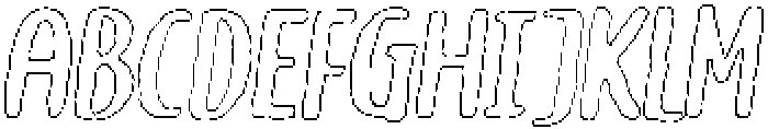 Brushpen Angular Outline Italic otf (400) FONT
