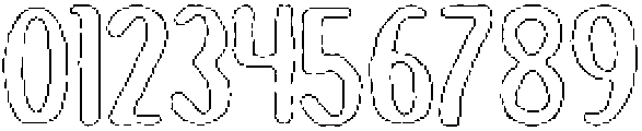 Brushpen Angular Outline otf (400) Font OTHER CHARS