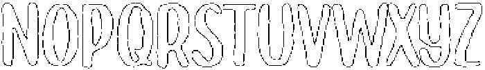 Brushpen Angular Outline otf (400) Font UPPERCASE
