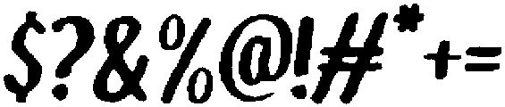 Brushpen Brush Italic otf (400) Font OTHER CHARS