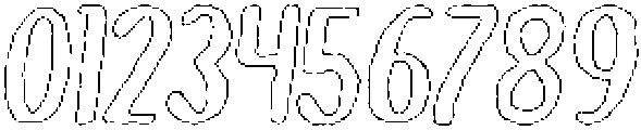 Brushpen Brush Outline Italic otf (400) Font OTHER CHARS