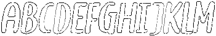 Brushpen Brush Outline Italic otf (400) FONT