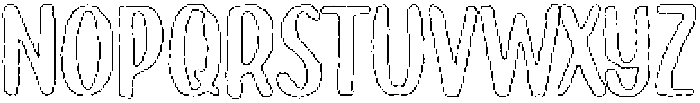Brushpen Brush Outline otf (400) Font UPPERCASE