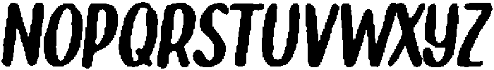 Brushpen Chalk Italic otf (400) Font UPPERCASE