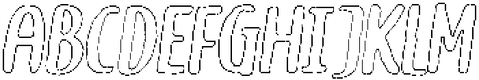 Brushpen Chalk Outline Italic otf (400) FONT