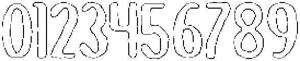 Brushpen Chalk Outline otf (400) Font OTHER CHARS