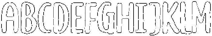 Brushpen Chalk Outline otf (400) FONT