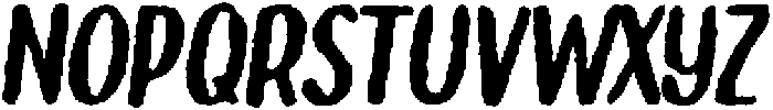 Brushpen Eroded Italic otf (400) Font UPPERCASE
