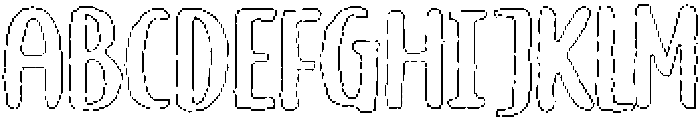 Brushpen Eroded Outline otf (400) FONT
