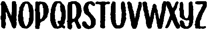 Brushpen Eroded otf (400) Font UPPERCASE