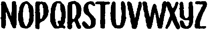 Brushpen Eroded otf (400) Font LOWERCASE