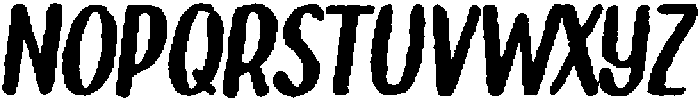Brushpen Graphite Italic otf (400) Font UPPERCASE