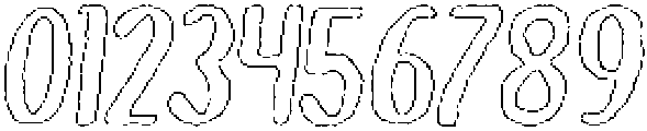 Brushpen Graphite Outline Italic otf (400) Font OTHER CHARS