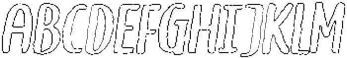Brushpen Graphite Outline Italic otf (400) FONT
