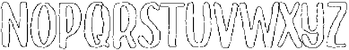 Brushpen Graphite Outline otf (400) Font UPPERCASE