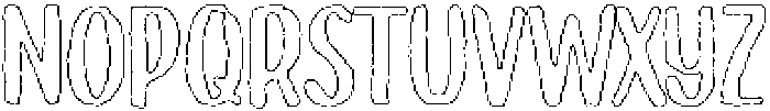 Brushpen Graphite Outline otf (400) Font LOWERCASE