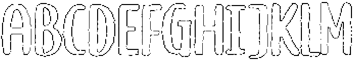 Brushpen Liner Outline otf (400) Font