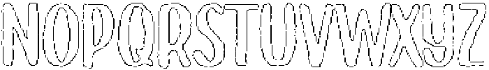 Brushpen Liner Outline otf (400) Font LOWERCASE